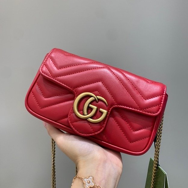 구찌 마몬트 마틀라세 수퍼미니백 476433