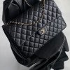 샤넬 24C 클래식 캐비어스킨 오버사이즈 플랩백 40cm