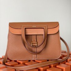 에르메스 할잔 토트백 겸 크로스백 25cm