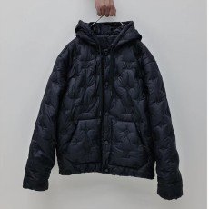 루이비통 2023FW 모노그램 퀼티드 후디드 블루종