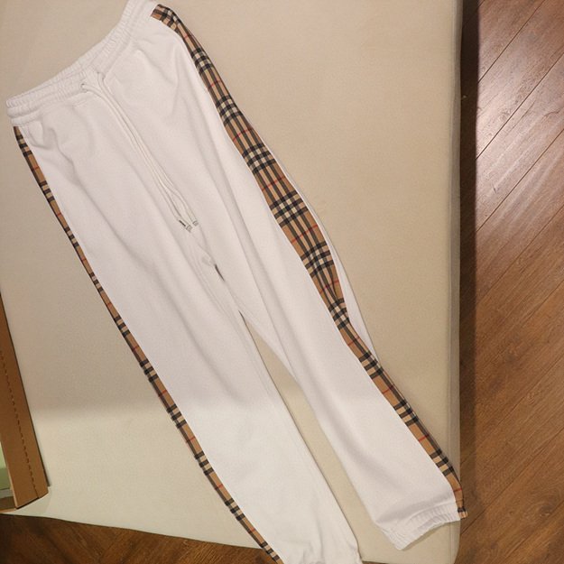 버버리 빈티지체크 테이핑 트랙팬츠