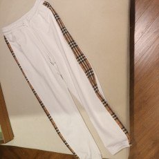 버버리 빈티지체크 테이핑 트랙팬츠