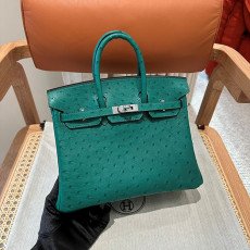 에르메스 KK 타조 레더 버킨 25cm