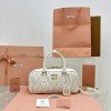 미우미우 마테라쎄 볼링 백 27cm