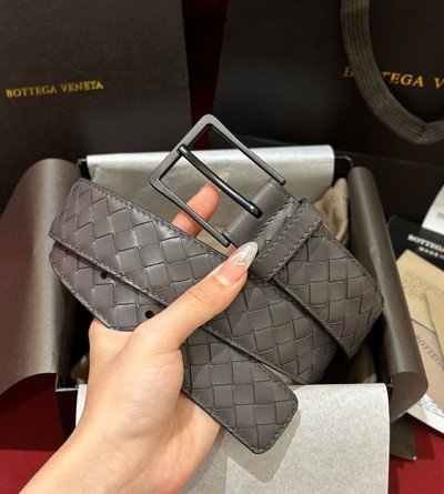 보테가 베네타 벨트 그레이
