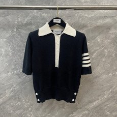 톰브라운 반팔 메시 니트