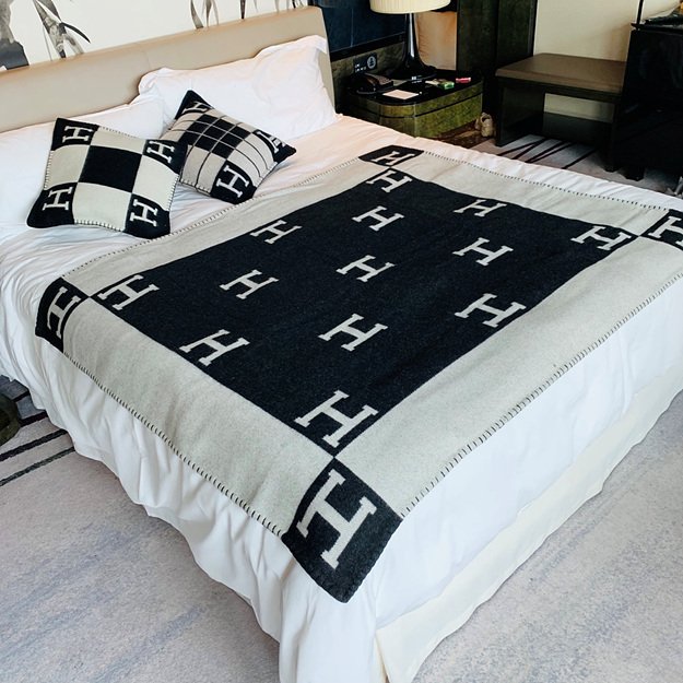 에르메스 아발론 클래식 담요