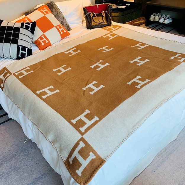 에르메스 아발론 클래식 담요